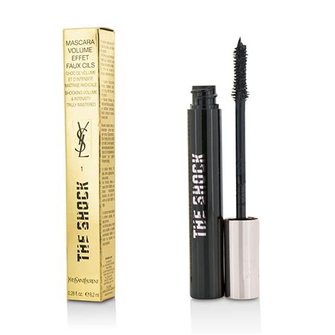 yves saint laurent oogmake-up asphalt black mascara 7 8 ml|Yves Saint Laurent Asphalt Black The Shock Mascara 7.8 ml.